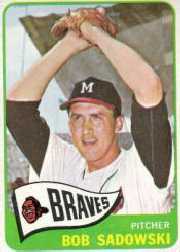 1965 Topps Baseball Cards      156     Bob Sadowski